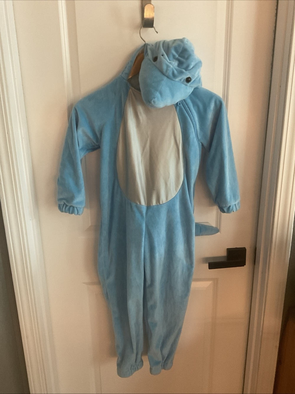 Baby Shark - Light Blue Plush Kids Costume with Hood - Size 2T-3T